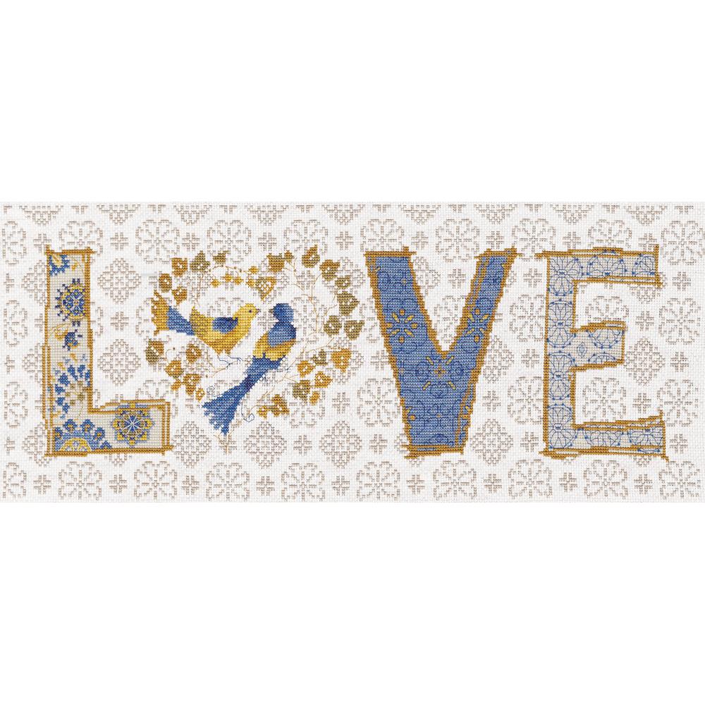 LOVE Counted Cross Stitch Kit
